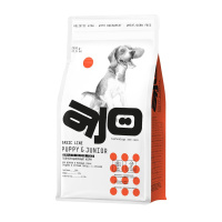 AJO Basic Line Puppy&Junior Индейка с гречкой Сухой корм для щенков и юниоров средних и крупных пород Вес 2 кг