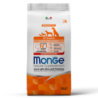 Monge Speciality Line Monoprotein Puppy&Junior Утка, рис и картофель Сухой корм для щенков всех пород Вес 2,5 кг
