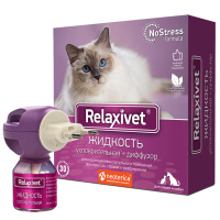 Жидкость успокоительная + диффузор для кошек и собак, 45 мл, Relaxivet