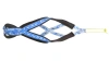 Шлейка ездовая классическая Невский Ангел (подкладка сеточка) со светоотражением Размер S, Цвет на голубом белая упряжка