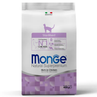 Monge Daily Line Sterilised Курица Сухой корм для стерилизованных кошек Вес 0,4 кг