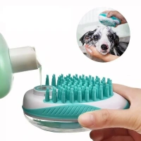 Щетка для мытья животных с дозатором для мыла Рубиз, M-Pets