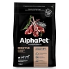 AlphaPet с ягненком и рисом для взрослых собак мелких пород с чувствительным пищеварением Вес 1,5 кг
