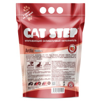 CAT STEP Arctic Strawberry Наполнитель впитывающий силикагелевый с ароматом клубники Объем 3,8 л