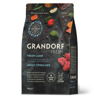 GRANDORF Fresh Ягненок с бататом для стерилизованных кошек Вес 0,4 кг
