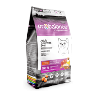 Корм Probalance Gourmet Diet (Пробаланс) для привередливых кошек с говядиной и ягненком 1,8 кг