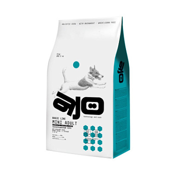 AJO Basic Line Mini Курица с гречкой Сухой корм для собак мелких пород