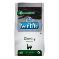 Farmina Vet Life Obesity Корм для кошек при ожирении Вес 0,4 кг