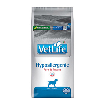 Farmina Vet Life Hypoallergenic Свинина и картофель Сухой корм для собак при пищевой аллергии