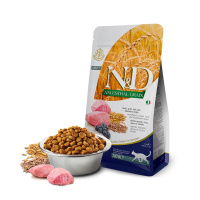 Farmina N&D Низкозерновой Ягненок, спельта, овес и черника Сухой корм для кошек