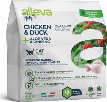Alleva Holistic Cat Chicken&Duck корм для кошек с курицей и уткой
