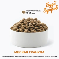 Будь Здоров Для активных собак. С говядиной и свининой. Мелкая гранула Вес 10 кг