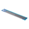 Расчёска алюминиевая 30 см с круглой синей ручкой, 86 зубьев 36 мм, 50/50 DeLIGHT