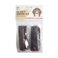 Lucky Animals Пищевод говяжий Лакомство для собак