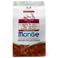 Monge Speciality Line Monoprotein Mini Ягненок,рис и картофель Сухой корм для собак мелких пород Вес 0,8 кг