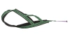 Шлейка ездовая классическая Невский Ангел (подкладка сеточка) со светоотражением Размер XXL, Цвет на зеленом черная упряжка