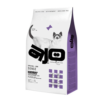 AJO Special Line Sense Оленина Сухой корм для кошек с чувствительным пищеварением