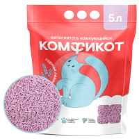 КОМФИКОТ Наполнитель комкующийся Тофу Горная лаванда Объем 5 л