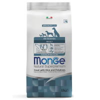 Monge Dog Monoprotein Adult Trout для собак всех пород с форелью Вес 2,5 кг