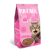 Premil Pillow mix Sensitive Курица Сухой корм для кошек с чувствительным пищеварением Вес 10 кг