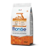 Monge Speciality Line Monoprotein Puppy&Junior Утка, рис и картофель Сухой корм для щенков всех пород Вес 2,5 кг