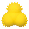 Дентальный жевательный тройной мяч с ароматом для щенков SQUEAKY BOUNCE BALL, Playology Цвет желтый