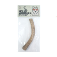 Lucky Animals Рог оленя Лакомство для собак, размер M (100-170 г)