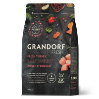GRANDORF Fresh Индейка с бататом для стерилизованных кошек Вес 0,4 кг