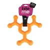 Игрушка для собак молекула резиновая "Bite me" 27*24*2,5 см оранжевая, EBI