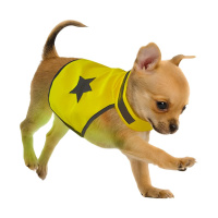 Жилет для собак светоотражающий желтый, DUVO+ Размер S Жилет для собак светоотражающий желтый, DUVO+ Размер S