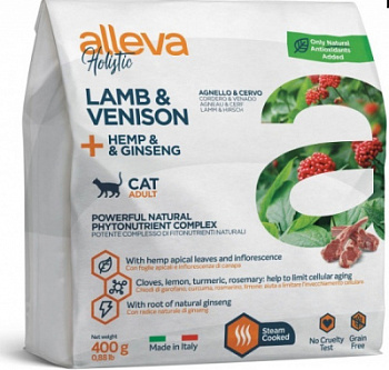 Alleva Holistic Cat Lamb&Venison корм для кошек с ягненком и олениной
