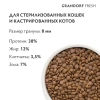 GRANDORF Fresh Лосось с бататом для стерилизованных кошек Вес 2 кг