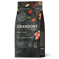 GRANDORF Fresh Индейка с бататом для собак средних и крупных пород Вес 1 кг